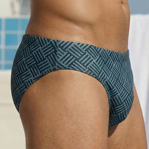 Shorts de plage décontractés pour hommes, taille élastique, personnalisés, 100% polyester, séchage rapide - Product Image 5