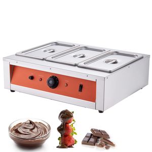 Machine à chocolat électrique commerciale en acier inoxydable de 26,5 lb, 3 réservoirs, fonteuse de chocolat, machine à chocolat TEMP - Product Image 6
