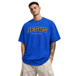 Camiseta de Verano Casual para Hombre, de Alta Calidad, Talla Grande, 100% Algodón, Impresión Serigráfica, Secado Rápido, Transpirable y Ecológica - Product Image 1