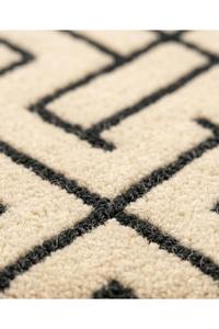 High Quality Modern Geometric Designer Hand Tufted Wool Area <b>Rug</b> with Anti-Skid Backing for Luxury Interiors & Commercial <b>Spaces</b> - Product Image 6