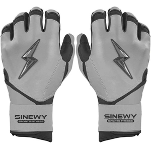 Gants de frappe en cuir SINEWY pour le sport et le fitness, blanc, rouge, bleu, durables, pour l'entraînement, unisexe, adulte, à enfiler - Product Image 5