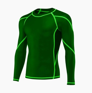 Traje de Baño Unisex con Protección UV, Manga Larga, Diseño ZigZag, Spandex/Poliéster, Fluorescente en la Oscuridad, para Piscina, Venta al Por Mayor - Product Image 5