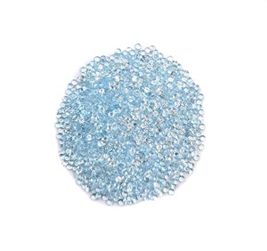 Lot de 100 pierres précieuses de topaze bleue naturelle, taille ronde, 3 mm, certifiées IGI, pour la fabrication de bijoux (pendentif/bracelet/boucles d'oreilles) - Product Image 6
