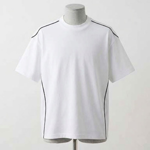 เสื้อยืดคอกลมสีขาวสำหรับผู้ชาย แขนสั้น ผ้าฝ้าย 100% ปักโลโก้ได้ตามต้องการ แต่งขอบตัดสี  รับผลิตเสื้อยืดแบบ OEM ขายส่ง ผู้ผลิตจากปากีสถาน - Product Image 6