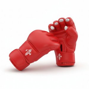 Guantes de Boxeo para Hombre de Calidad Premium, Dedos Completos, Material Ligero de Cuero PU, Cierre Personalizado con Cordones en la Muñeca - Product Image 1