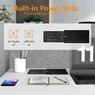 Estación de Trabajo de Oficina para 6 Personas con Cajones y Divisiones Ajustables, Escritorio Moderno de Lujo para Oficina en Casa - Product Image 5