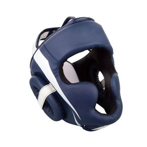 Protège-tête de boxe en cuir PU, MMA, Muay Thai, entraînement, écologique, logo personnalisé, protection professionnelle de la tête pour la boxe, vente en gros OEM - Product Image 1