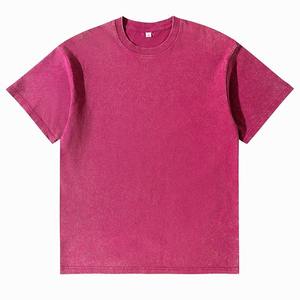Camiseta de Hombre con Efecto Desgastado, Estilo Vintage, Algodón, Streetwear, Camiseta Lavada, Estilo Oversize, Moda de Verano - Product Image 6