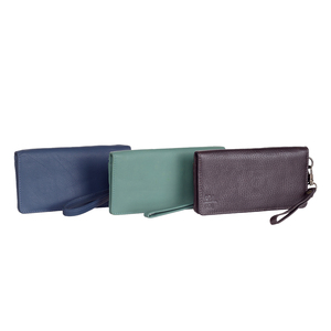 Women <b>Long</b> Wristlet Leather <b>Wallets</b> RFID Travel Family Passport Holder Cards Document Organizer Booklet Indian Factory Clutches - Product Image 6