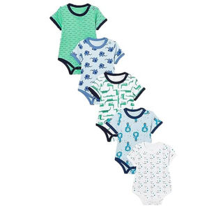 OEM /ODM wholesale romper substantial eco friendly baby knitted romper baby onesie custom printing bamboo organic cotton romper - Product Image 3