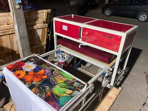 เครื่องอัดความร้อนแบบแบนอัตโนมัติระบบนิวเมติกขนาด 18x40 นิ้ว ยี่ห้อ Impression Machinery India รุ่นใหม่ - Product Image 1