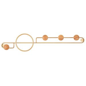 Sets Of 3 Aluminum Metal Unique Shape Golden Antique Finished Wall Mounted Hanger <b>Kitchen</b> Wall <b>Decor</b> Wall Accents - Product Image 4
