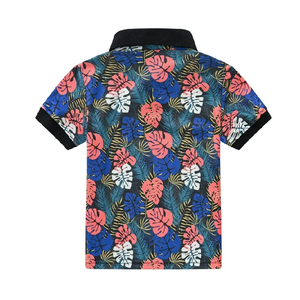 เสื้อโปโลเด็กผู้ชายพิมพ์ลายผ้าฝ้าย 100% แฟชั่นดีไซน์ล่าสุด เสื้อโปโลพิมพ์ลายเนื้อนุ่มพรีเมียมสำหรับเด็กผู้ชาย - Product Image 2