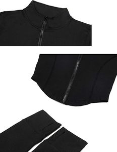 Chaqueta Deportiva Ligera para Mujer, con Cierre Completo, para Correr, Yoga y Entrenamiento, Corte Ajustado, con Orificios para los Pulgares - Product Image 3