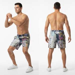 Pantalones Cortos Deportivos Personalizados con Nombre de Marca, para Gimnasio, Fitness, Running, Entrenamiento, Casuales, Verano, Atletismo, Levantamiento de Pesas, para Hombre - Product Image 3