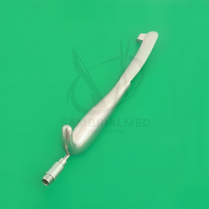 Écarteur intra-oral de type Bauer, gauche, 24,5 cm, avec lumière à fibre optique, 26,5 mm x 16 mm, pour joue droite, chirurgie maxillo-faciale, manuel, CE - Product Image 6