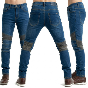 <b>Men</b> Motorcycle Riding Jeans Reinforced Protective Armor Motorbike Denim Pants <b>Biker</b> Racing Trousers OEM ODM Wholesale Pakistan - Product Image 3