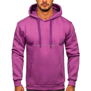 Sweat à capuche en polaire thermique pour l'hiver, 100% coton, écologique, respirant, doublure intérieure douce brodée, design isolant pour homme - Product Image 1