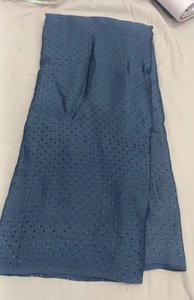Tissu en modal pur doux à imprimé Ajrakh géométrique traditionnel, authentique imprimé naturel Ajrakh, tissu en soie modal pur - Product Image 2