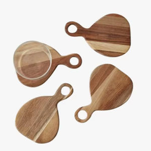 แผ่นรองแก้วไม้แบบคลาสสิก แผ่นรองแก้วน้ำชา ดีไซน์สวยงาม เป็นมิตรกับสิ่งแวดล้อม ใช้ซ้ำได้ แผ่นรองโต๊ะ คุณภาพส่งออก - Product Image 1