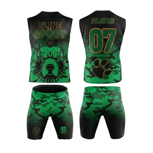 High Quality <b>Compression</b> Football Uniform 7v7 Plus Size 100% Polyester Sublimated Printed Quick Dry Breathable 2026 New - Product Image 5