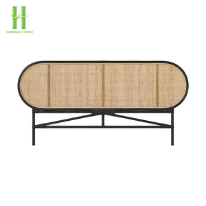 Meilleure Vente : Lit en Rotin avec Tête de Lit Simple et Panneaux de Tête de Lit – Idéal pour la Maison et l'Hôtellerie – Vente Directe Usine – Rotin 2026 - Product Image 4