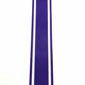 Rubans de médailles personnalisés en soie et viscose OEM, motif uni, effet filigrane moiré pour les décorations de cérémonies décontractées et classiques - Product Image 2