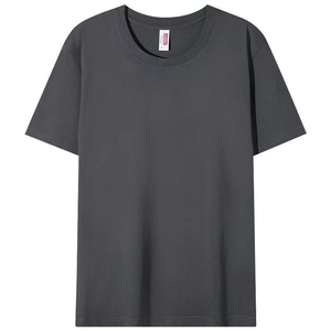 T-shirts noirs pour hommes en gros, coton premium, col rond, t-shirts unis, haute qualité, respirants, élégants, Naimat Abbas Industries - Product Image 5