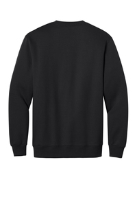 Sweat-shirt à col rond pour homme, couleur unie, coupe classique, tissu tricoté, pull décontracté, noir, manches longues, 100% coton, anti-rétrécissement - Product Image 4
