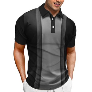 Nouveautés Chemises Polo Homme à Manches Courtes en Coton 100% Séchage Rapide, Impression Personnalisée, Style Casual, Streetwear d'été - Product Image 1