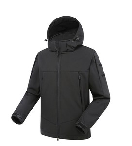 Chaqueta SoftShell al por mayor de marcas estadounidenses, ropa para exteriores, ropa de alto rendimiento, logotipo personalizado, MOQ bajo - Product Image 5