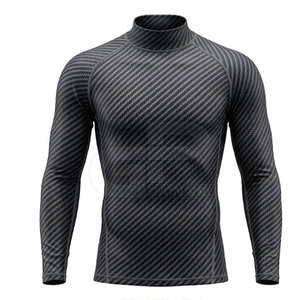 Ergonomic Football Compression Shirt Offering Flexible Movement And Breathable Comfort For Training And <b>Athletic</b> Activities - Product Image 2