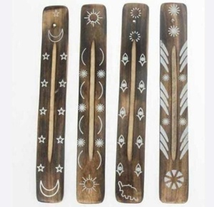 Varillas de incienso de bambú Natural hechas a mano de primera calidad soporte plano y recogedor de cenizas calidad India artesanal precio de fábrica modelo No- 9 - Product Image 3