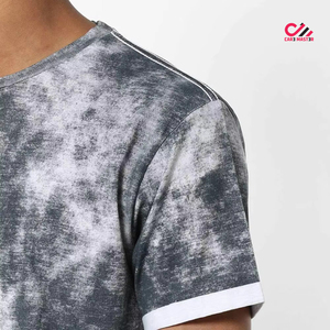 Top Seller Men Acid Wash T-<b>Shirt</b> Customized Design Print Solid Color Short Sleeve Round Neck Acid Wash T <b>Shirts</b> For Boys - Product Image 5