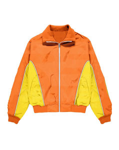 Conjunto deportivo cortavientos con pantalón y chaqueta con cremallera, logotipo personalizado, líneas reflectantes de malla interior, conjunto deportivo cortavientos para hombre - Product Image 4