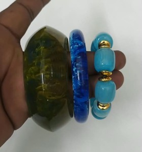 Pulseras de Resina de Diseño para Desinfectar las Manos, Ligeras, Pulimentadas, Impermeables, Accesorio de Moda para Mujer - Product Image 6