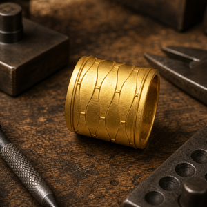 Premium Brass Belt Embossing Roller | <b>Leather</b> Craft Pattern Embossing Wheel for Belts Straps Wallets Bags Leatherworking <b>Tool</b> - Product Image 2