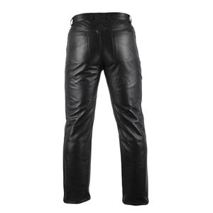 Pantalones de Cuero Casuales para Hombre, Corte Ajustado, Cintura Elástica, Antiarrugas, Impermeables, de Alta Calidad - Product Image 3
