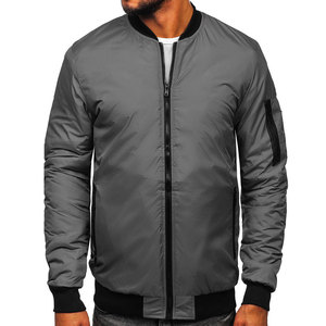Customized Design Slim Fit Men Bomber Winter Jacket New Arrival Casual Wear Outdoor Bomber Jackets OEM Service - Product Image 1