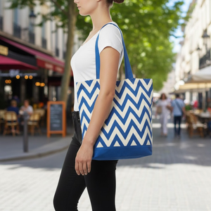 Sac fourre-tout en toile et jute à motif personnalisé, fermeture éclair, grande taille, réutilisable, écologique, pour usage extérieur – Vente chaude - Product Image 4