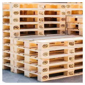 Palette en bois haute résistance norme EPAL 1200x800 en pin pour l'exportation, emballage, vente en gros, fabricant - Product Image 4