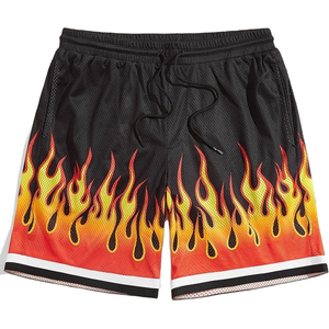 Shorts de sport décontractés pour hommes, imprimés sur mesure, écologiques, 100% polyester, séchage rapide, pour la gym, la course et le fitness - Product Image 1