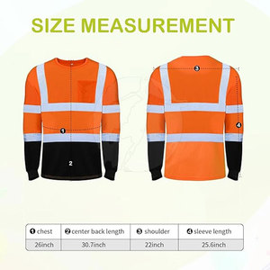 Export Quality <b>Long</b> <b>Sleeve</b> High Visibility Workwear Durable Fabric Reflective Detail For Construction Crews Safety Shirt - Product Image 2