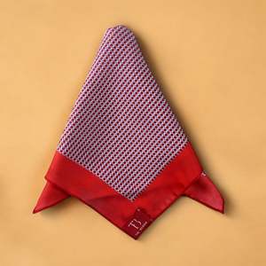 Pochette de costume Cherry Dot pour homme, élégante |   Mouchoir à motif pois |   Mariage d'affaires formel |   Idée cadeau accessoire de costume de fête - Product Image 5