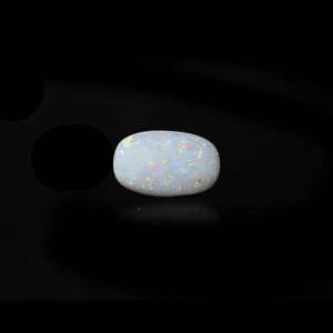 Natural White Opal Loose Gemstone 4.2 Carat Certified Raw 20mm - Product Image 1