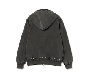 Autumn Eco-Friendly <b>Men's</b> Oversized Zipper-Up Long Hoodie High Quality 100% Cotton Fleece Lightweight Breathable Embroidered - Product Image 2