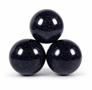 Large Blue Crystal <b>Ball</b> <b>Sphere</b> Gemstone Specimen Polished Feng Shui Home Decoration by Ruhi Agate - Product Image 6
