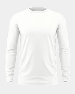 T-shirt en coton blanc à col en V pour homme, coupe classique, décontracté, tricoté, couleur unie - Product Image 6