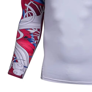 2026 OEM High Quality UPF50+ Breathable Quick Dry Compression Shirts Men Long Sleeve Gym Training Tops <b>Base</b> <b>Layer</b> Running Plus - Product Image 3