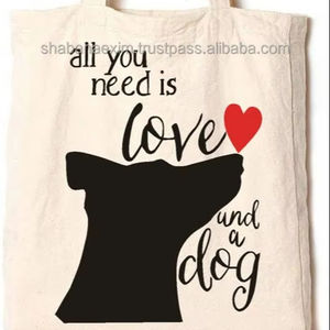 Bolsa de lona impresa con asa, apilable, ecológica, de gran capacidad, tipo Jhola, de la India. - Product Image 1